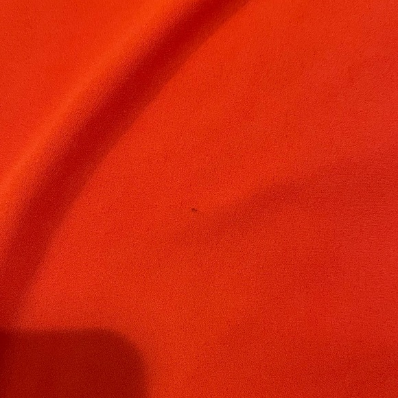 New York & Company Orange Flutter Sleeve Top - Size M - Picture 5 of 6